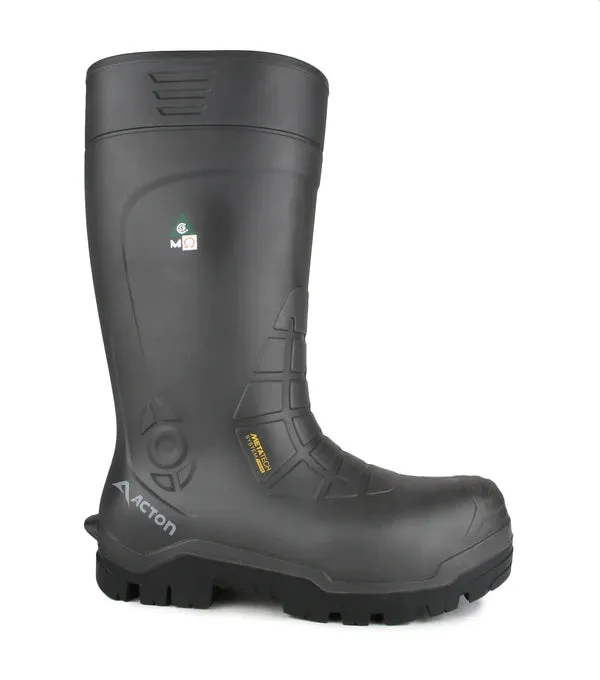 Acton Men's All weather, grey | 15'' insulated Work Boots | Metguard Protection