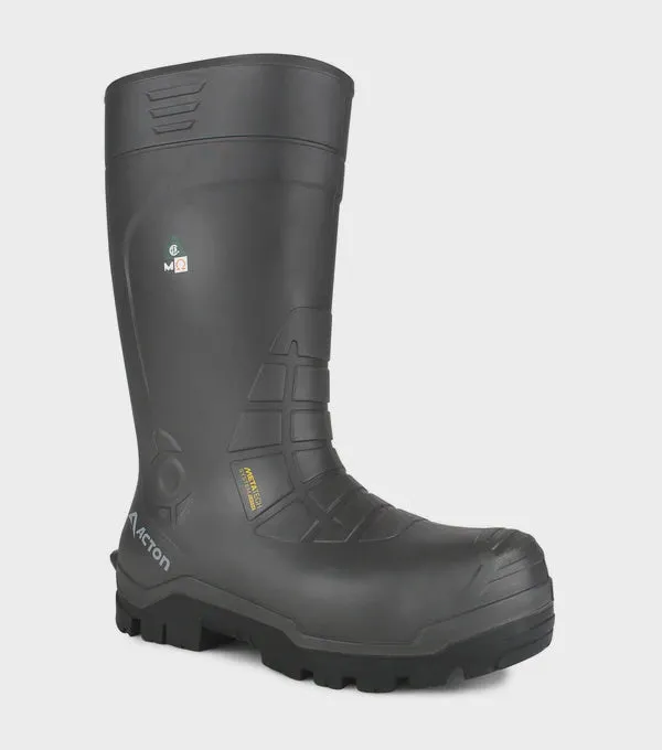 Acton Men's All weather, grey | 15'' insulated Work Boots | Metguard Protection
