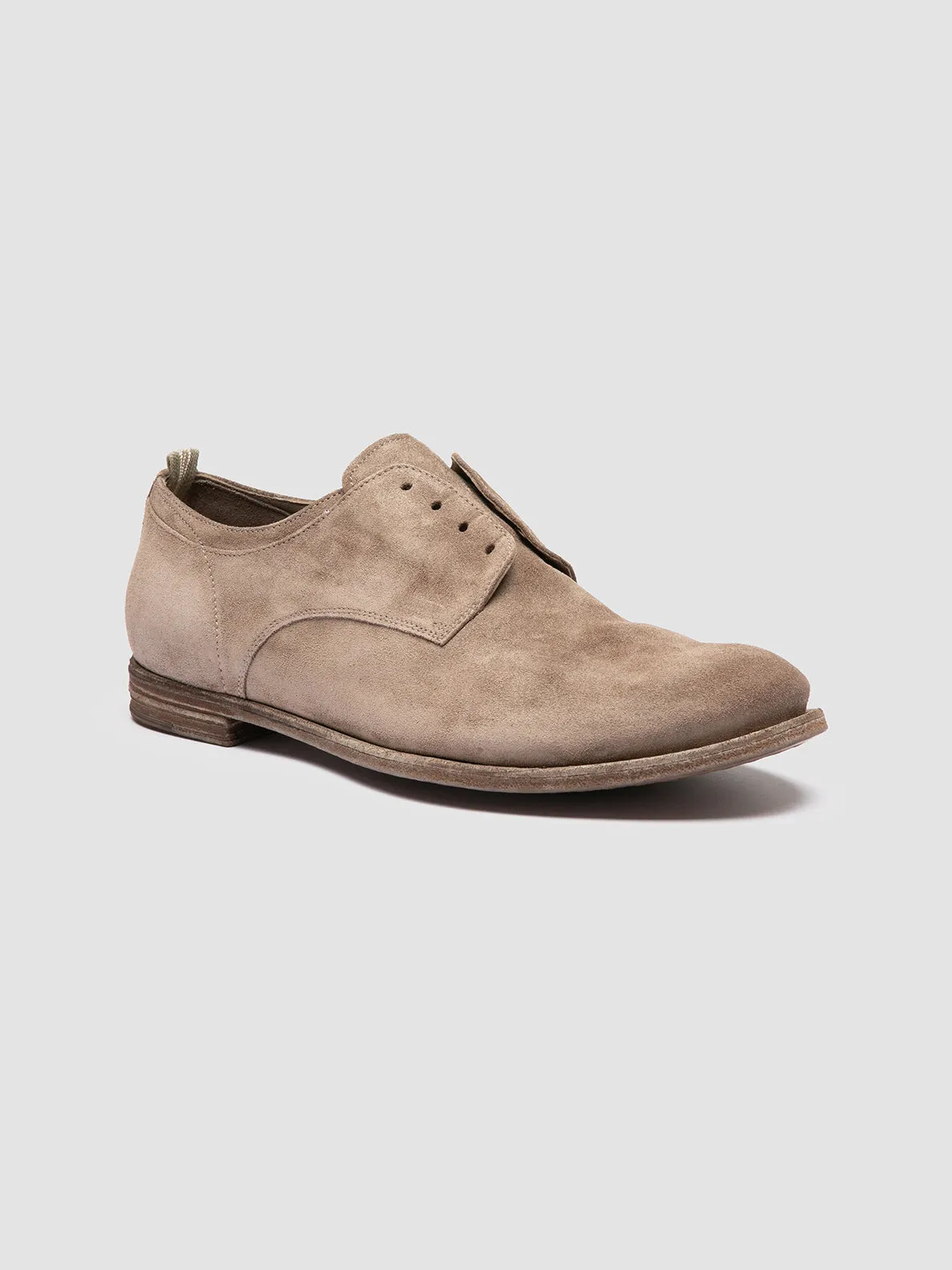 ARCHIVE 500 - Grey Suede Derby Shoes