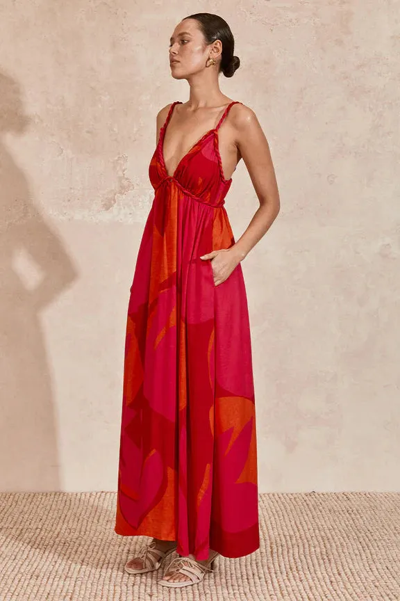 Cabo Midi Dress Cabo Tropical