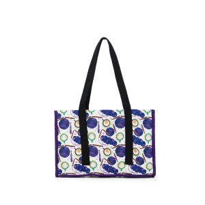 Chicken Boots x della Q Project Bag | Coffee and Yarn Purple