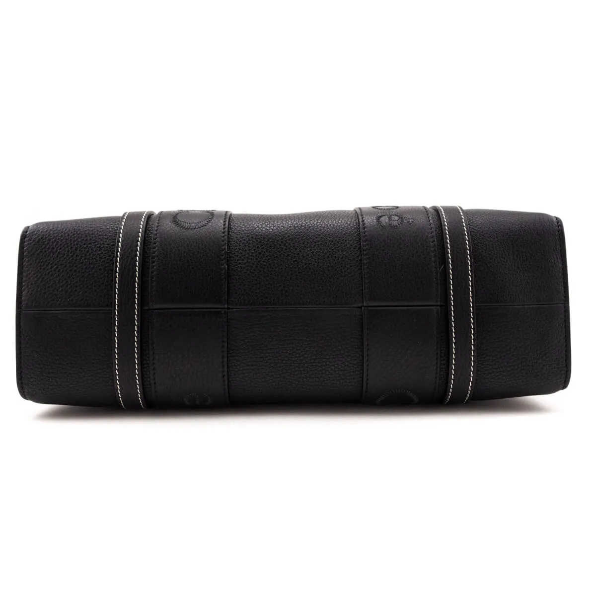 Chloe Black Calfskin Medium Woody Tote