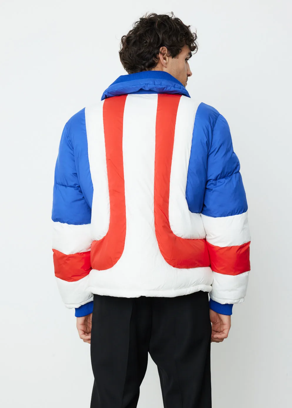 Curve Panel Puffer Jacket