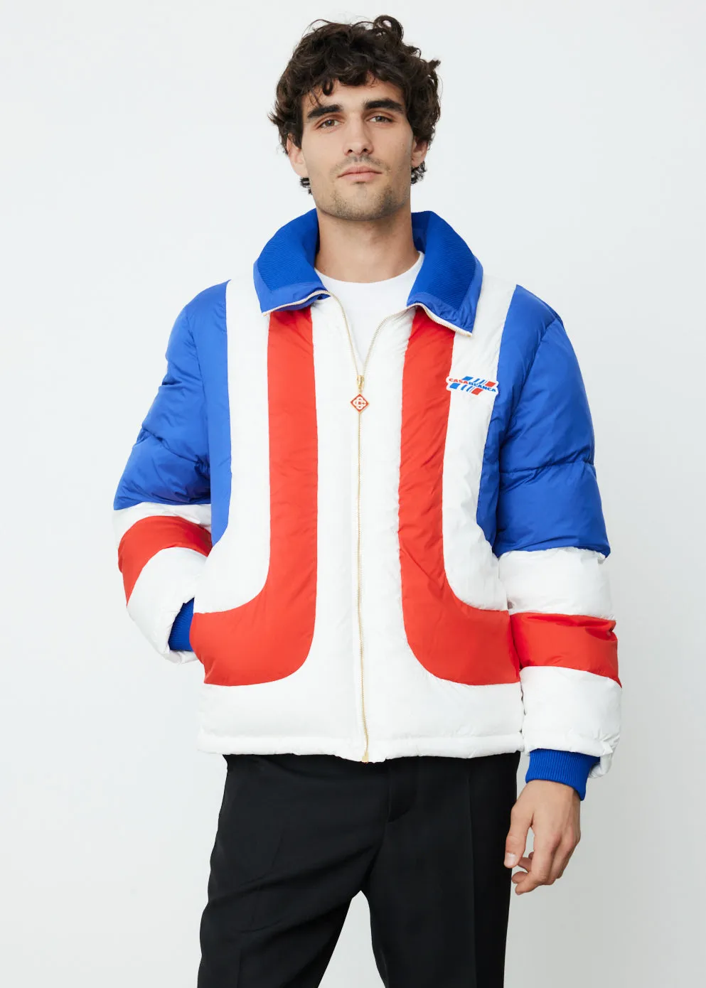 Curve Panel Puffer Jacket