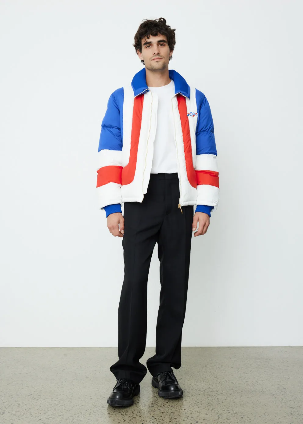 Curve Panel Puffer Jacket