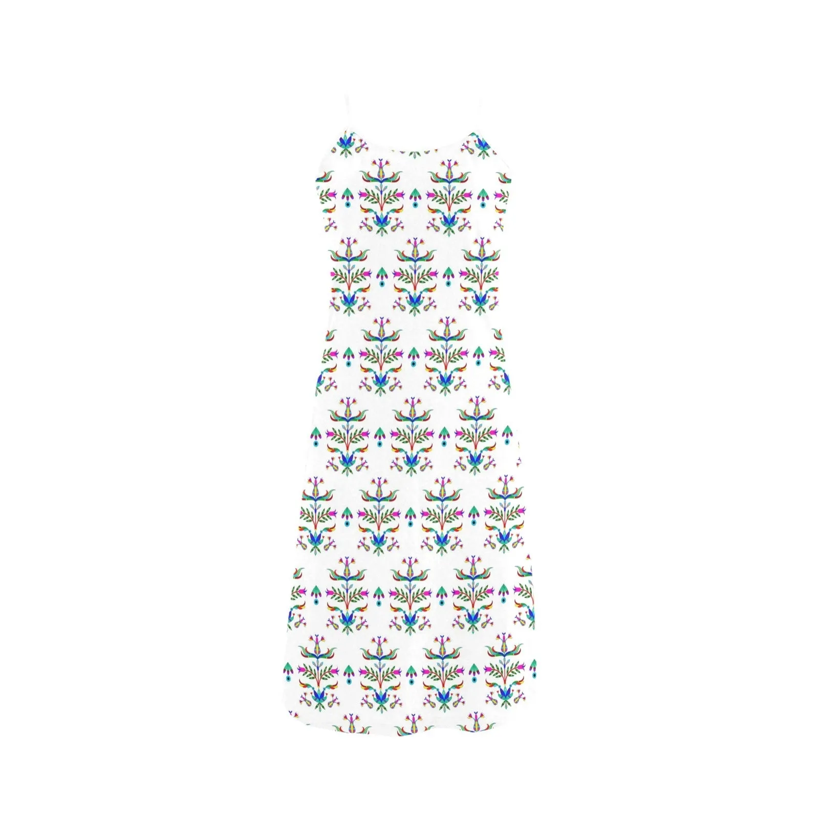 Dakota Damask White Alcestis Slip Dress