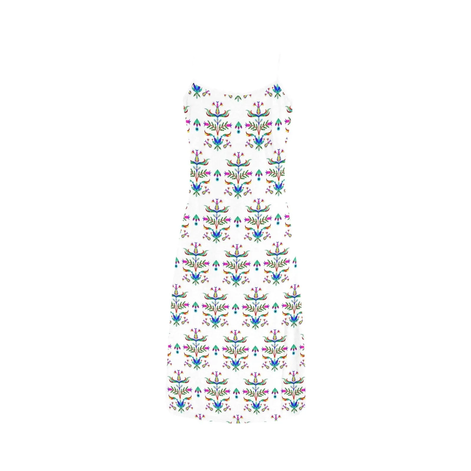 Dakota Damask White Alcestis Slip Dress