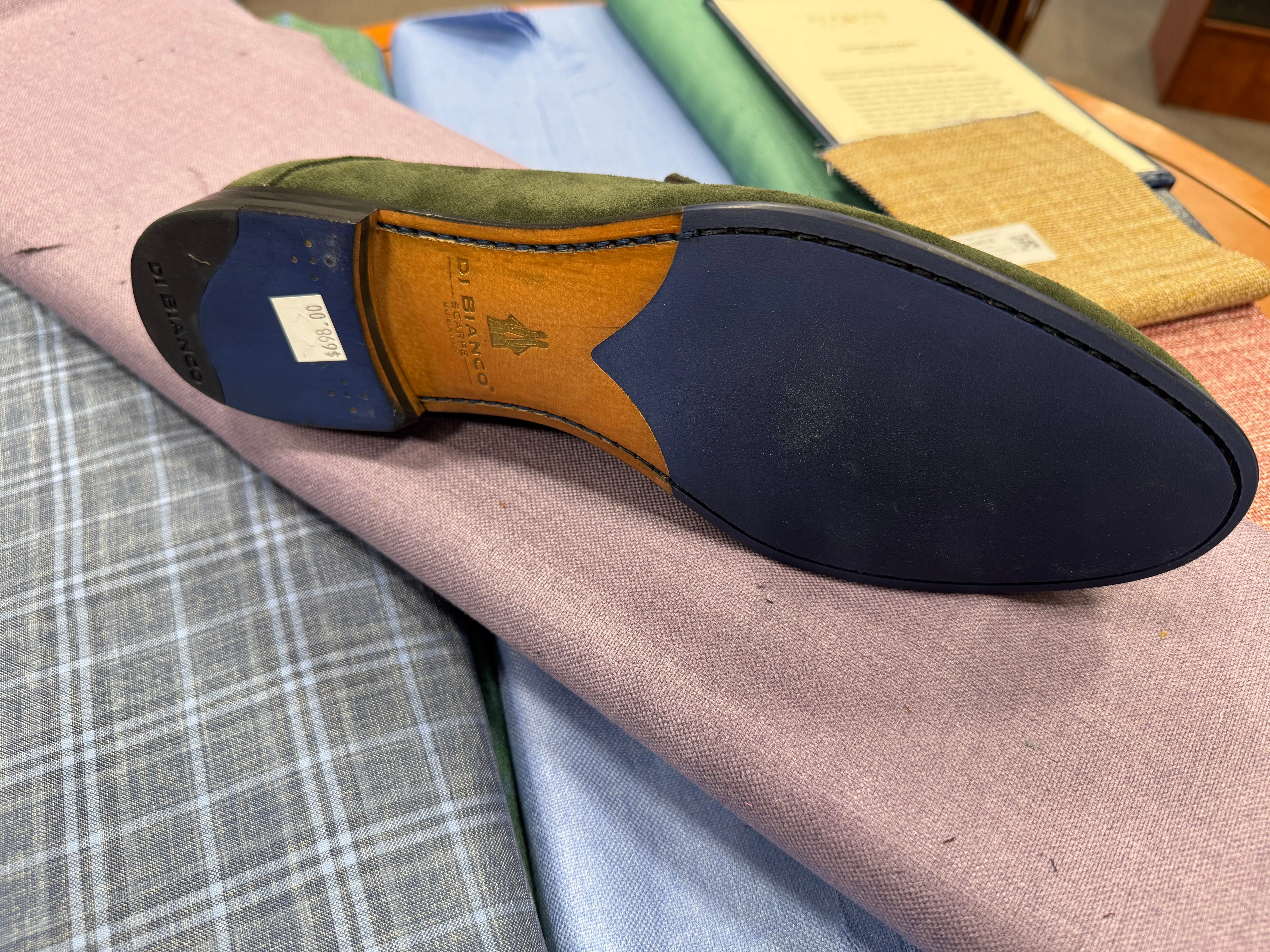 DiBianco Positano Grass Suede Loafer
