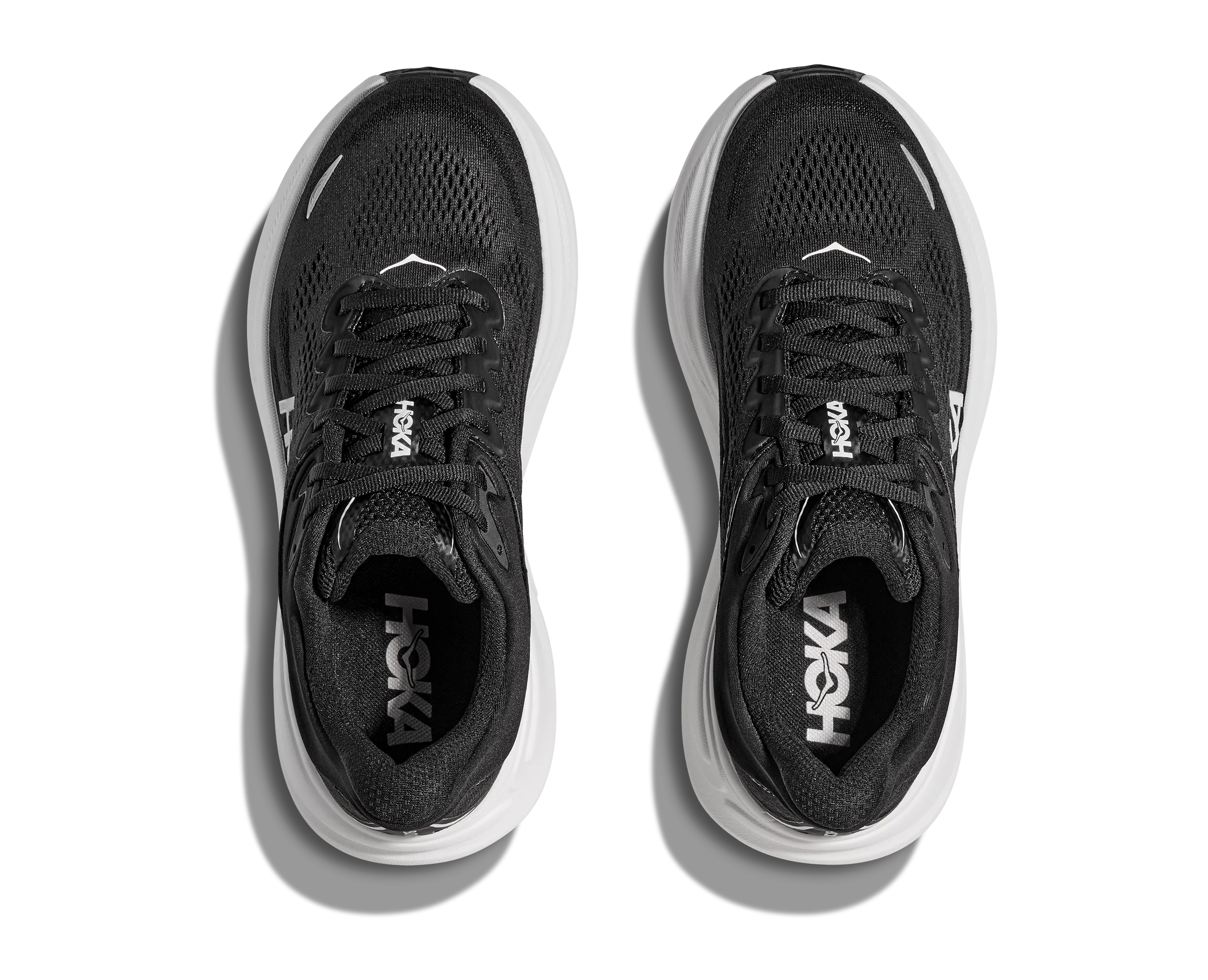 Hoka Bondi 9 Black White Women's
