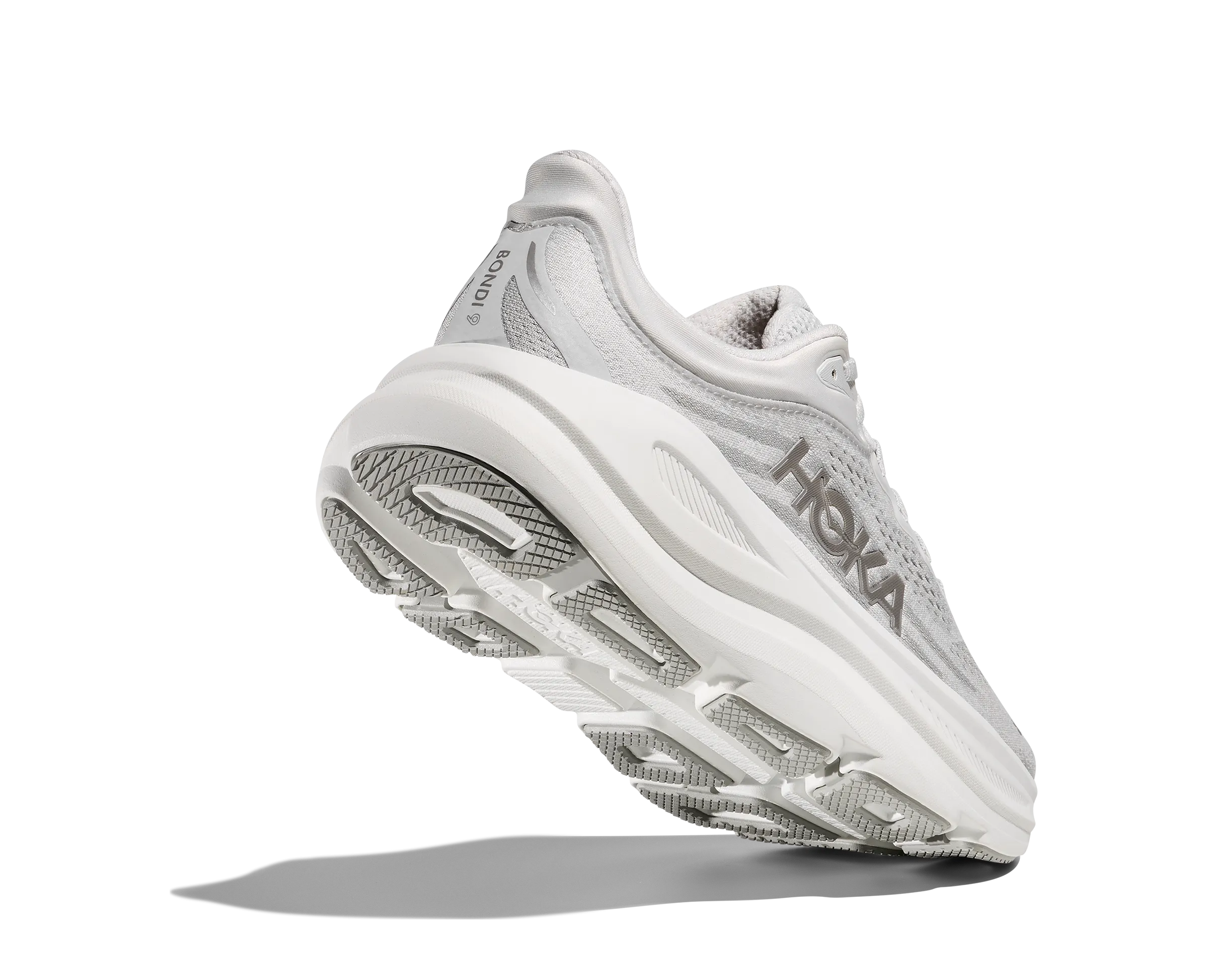 Hoka Bondi 9 Stardust Silver Wide Women's