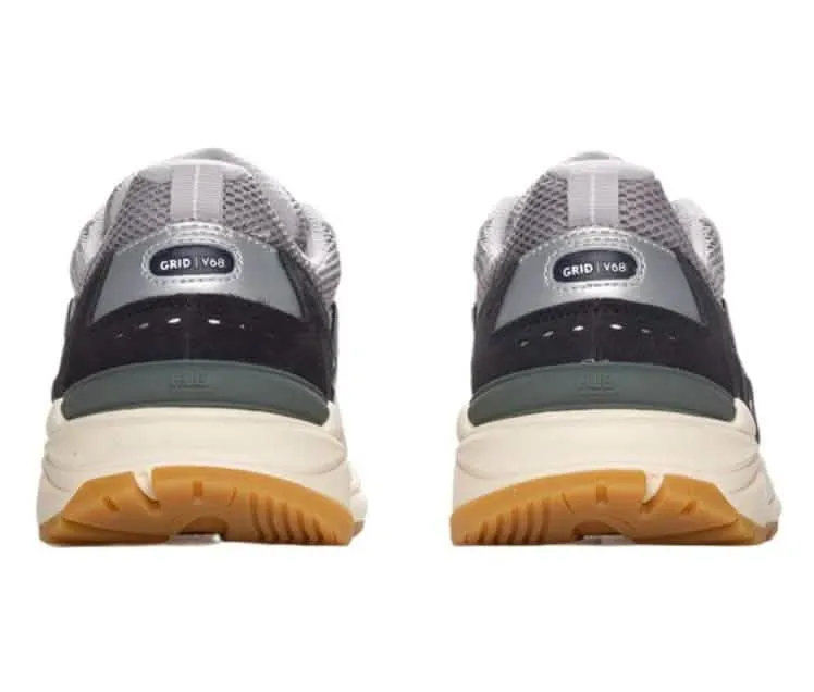 HUB Grid Heren Sneaker Cement