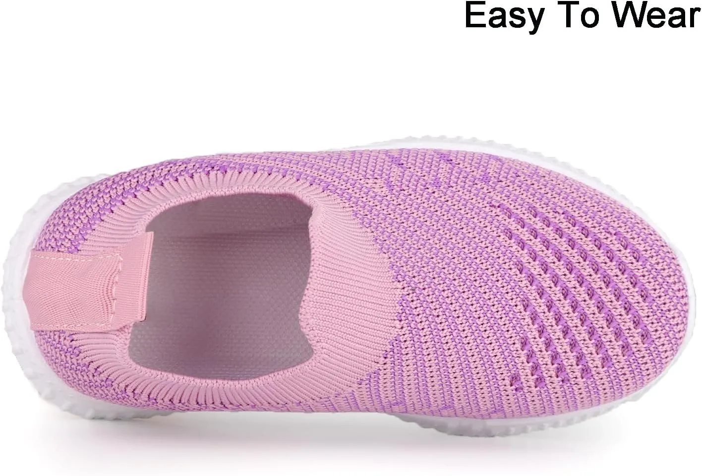 Kids Sneakers Girls' Sneakers Breathable Mesh Slip on Walking Shoes for Boys and Girls
