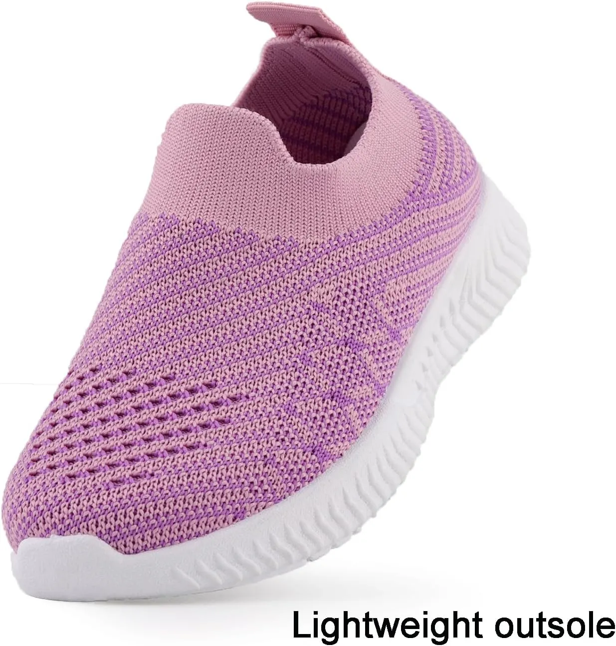 Kids Sneakers Girls' Sneakers Breathable Mesh Slip on Walking Shoes for Boys and Girls