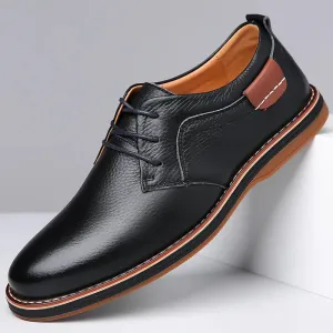 Luciano Couture Textured Derby Shoes