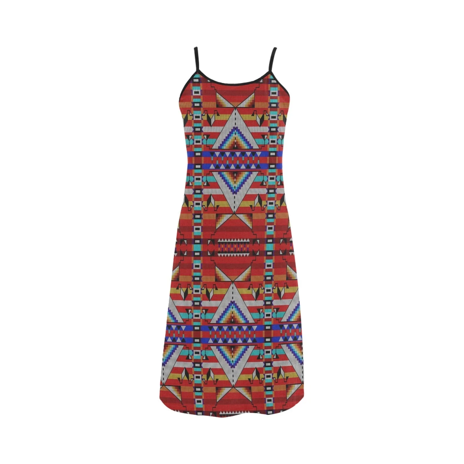 Medicine Blessing Red Alcestis Slip Dress