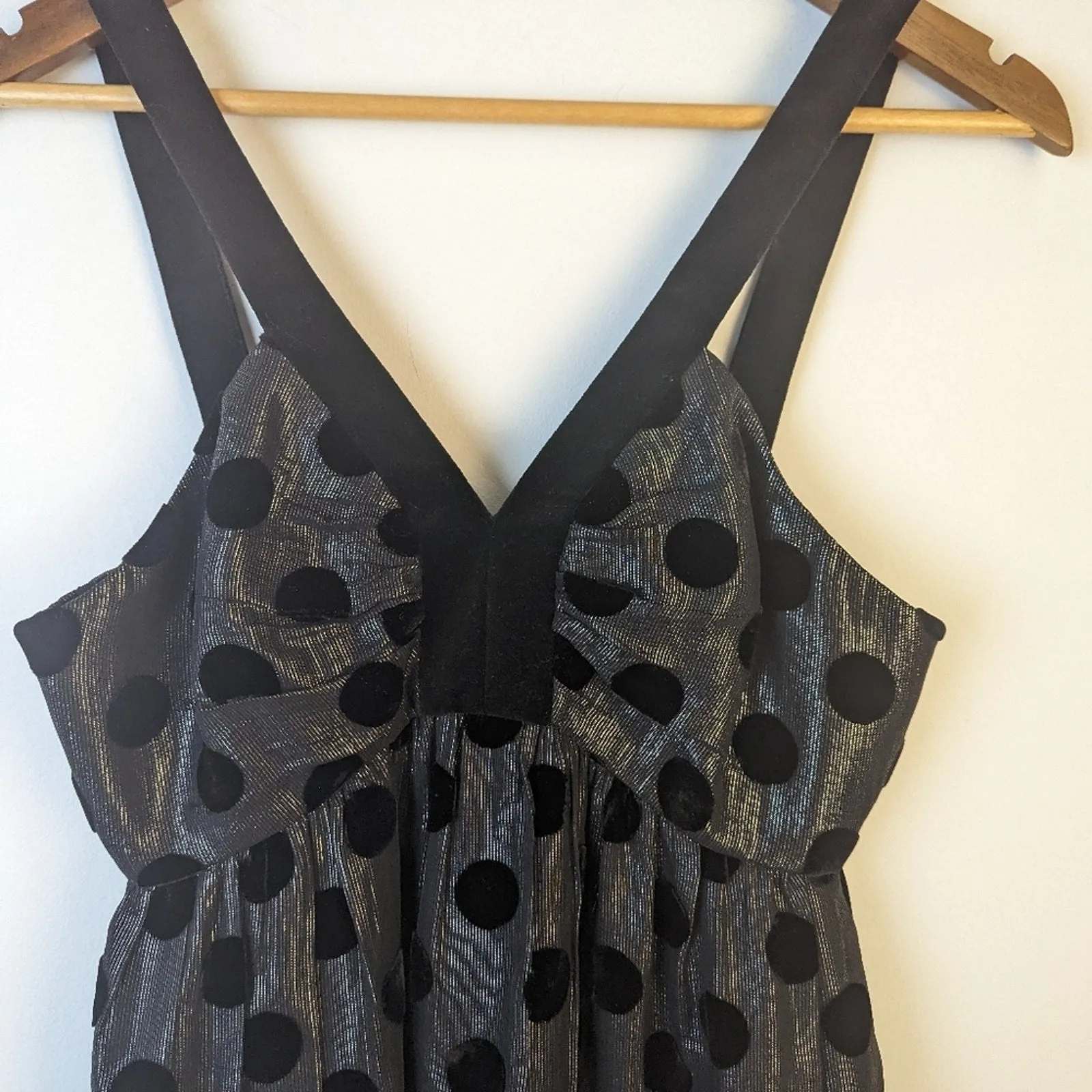 Milly Babydoll Polka Dot Dress - 4