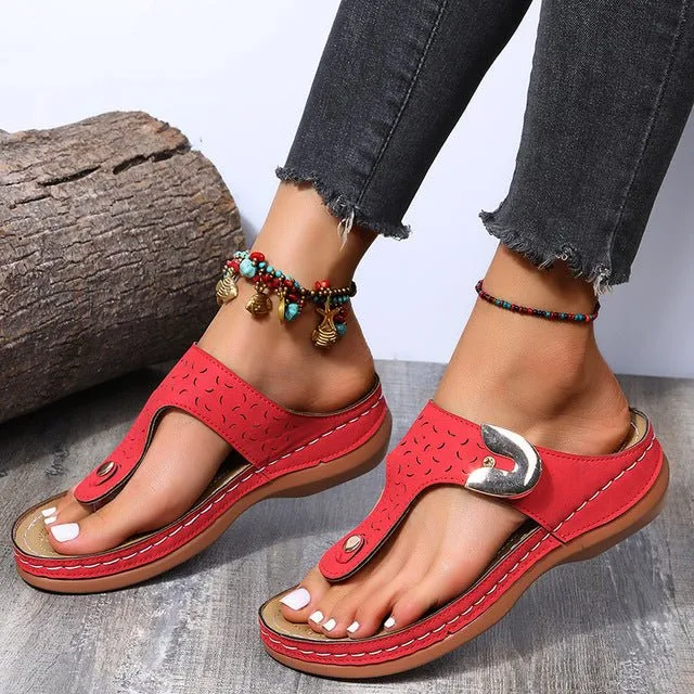 MOONBIFFY Peppy Premium Open Toe Anti-slip Leather Multi-Choice Sandal Shoes