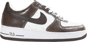 Nike Air Force 1 Premium sneakers, white-brown