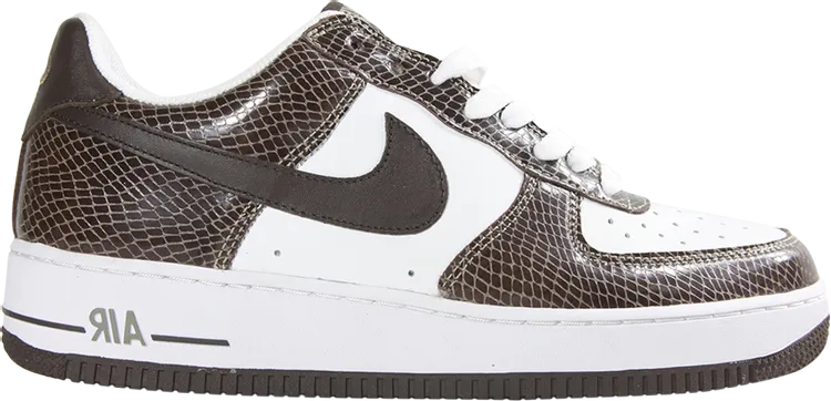 Nike Air Force 1 Premium sneakers, white-brown