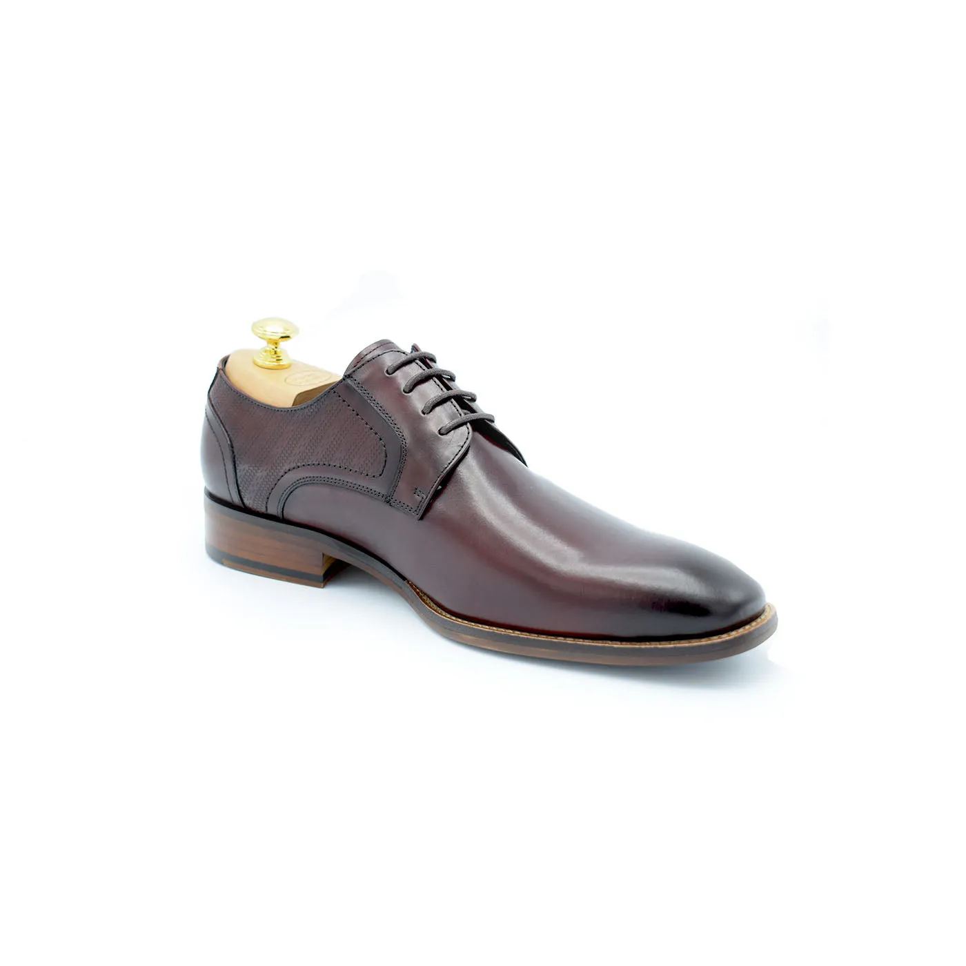 Paolo Vandini Bordeaux Leather Shoes
