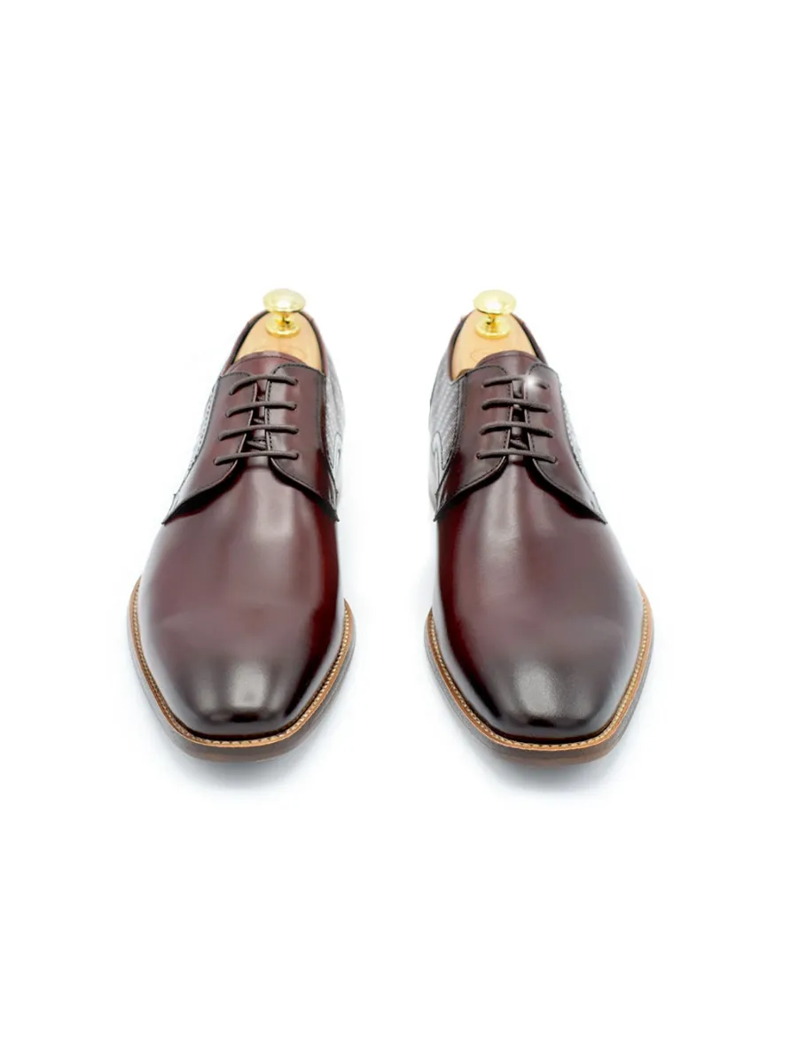 Paolo Vandini Bordeaux Leather Shoes
