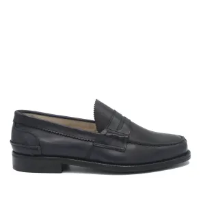 PENNY LOAFER BLUE LEATHER