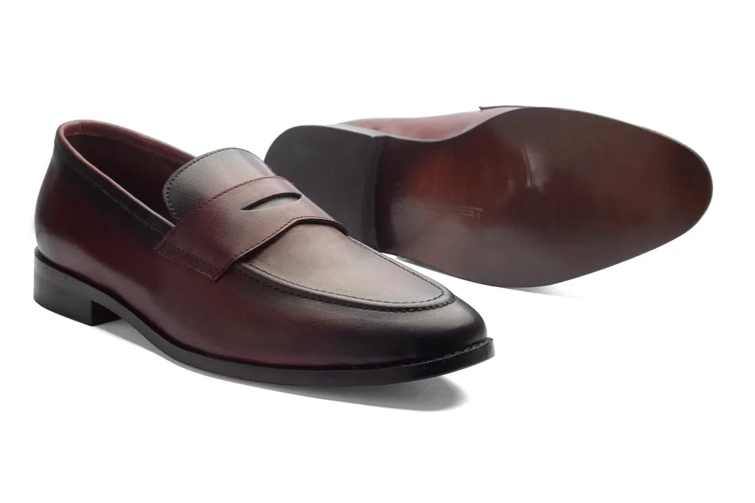 Penny Loafers - Cherry