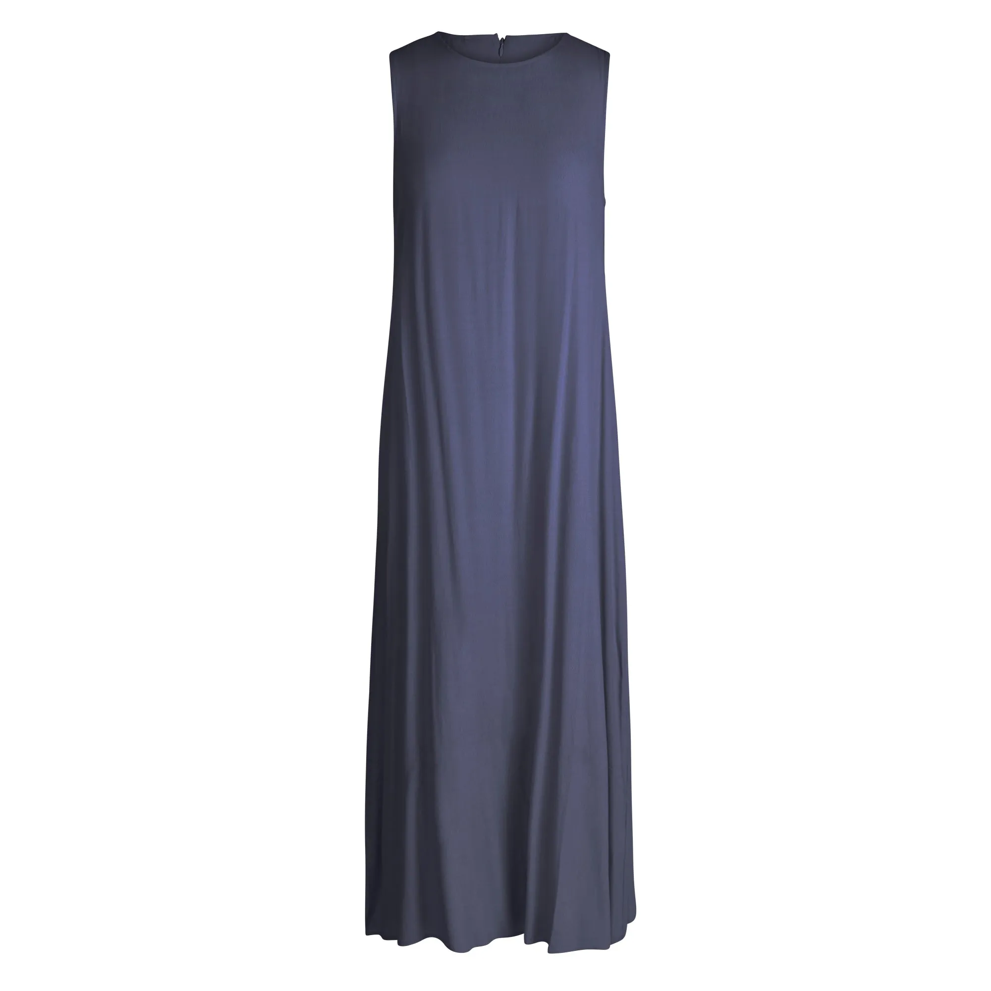 Point Georgette Crew A-line Dress