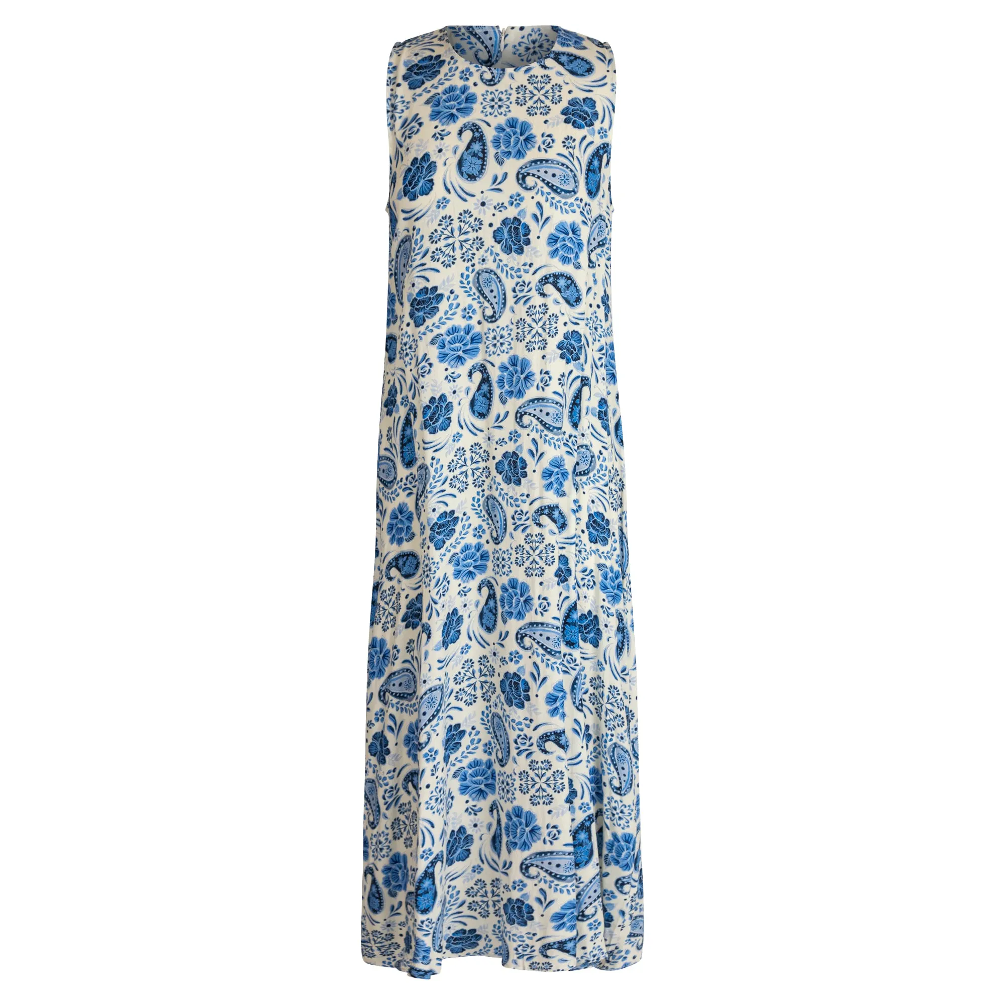 Point Georgette Crew A-line Dress