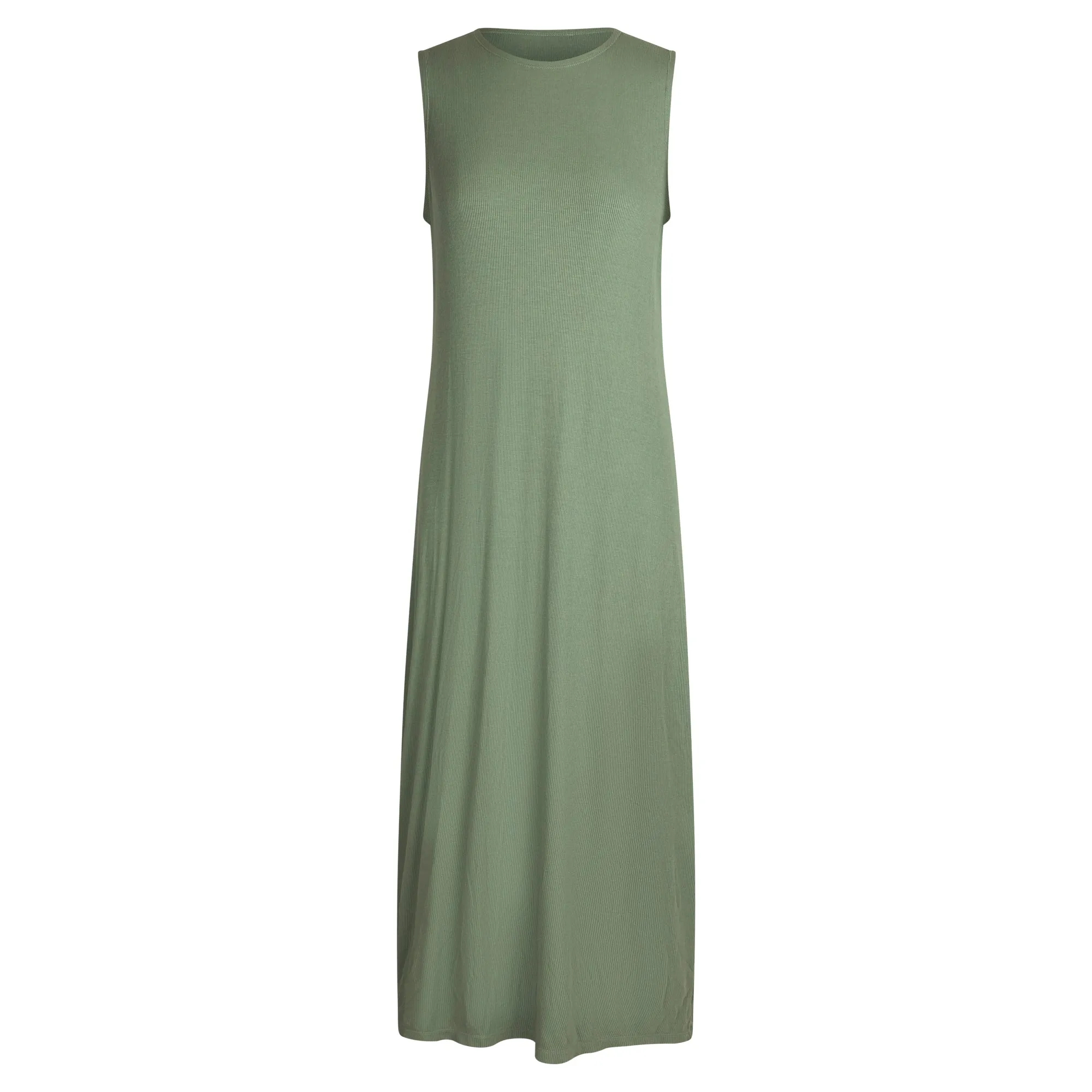 Point Georgette Crew A-line Dress