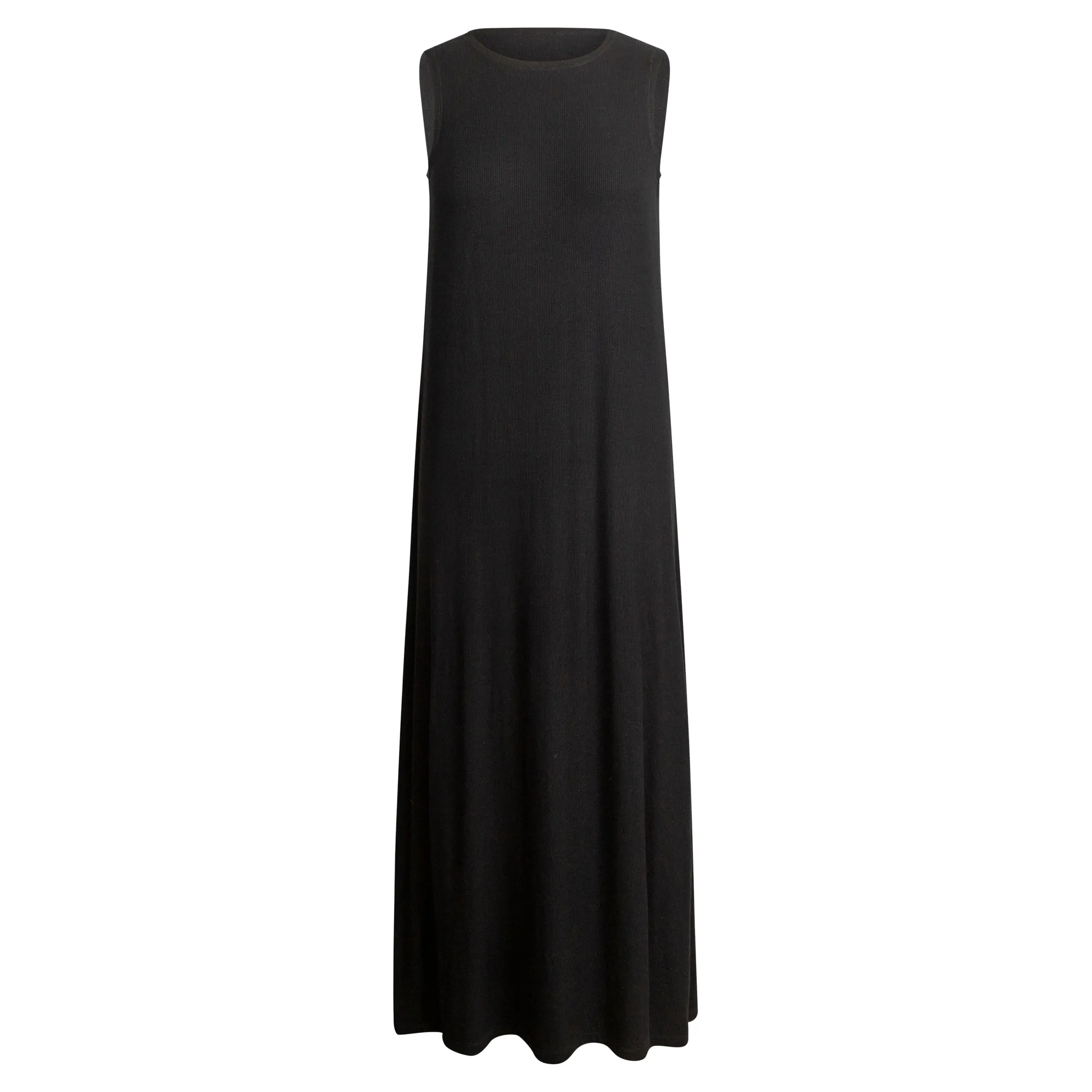 Point Georgette Crew A-line Dress