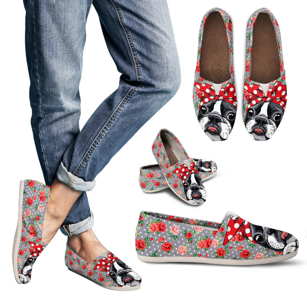 Roses and Bulldog Handcrafted Casual Shoes