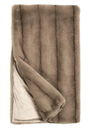 Signature Series Vintage Mink Faux Fur Throws - 60x72