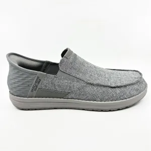 Skechers Melson Medford Gray Mens Slip On Sneakers