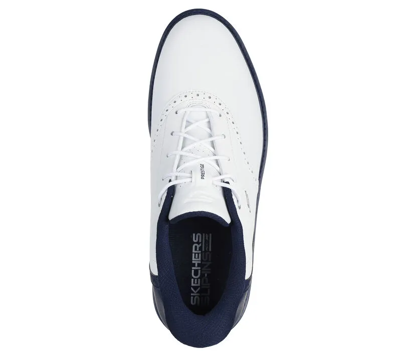 Skechers Men's GO GOLF Prestige Slip-Ins Golf Shoes - White/Navy