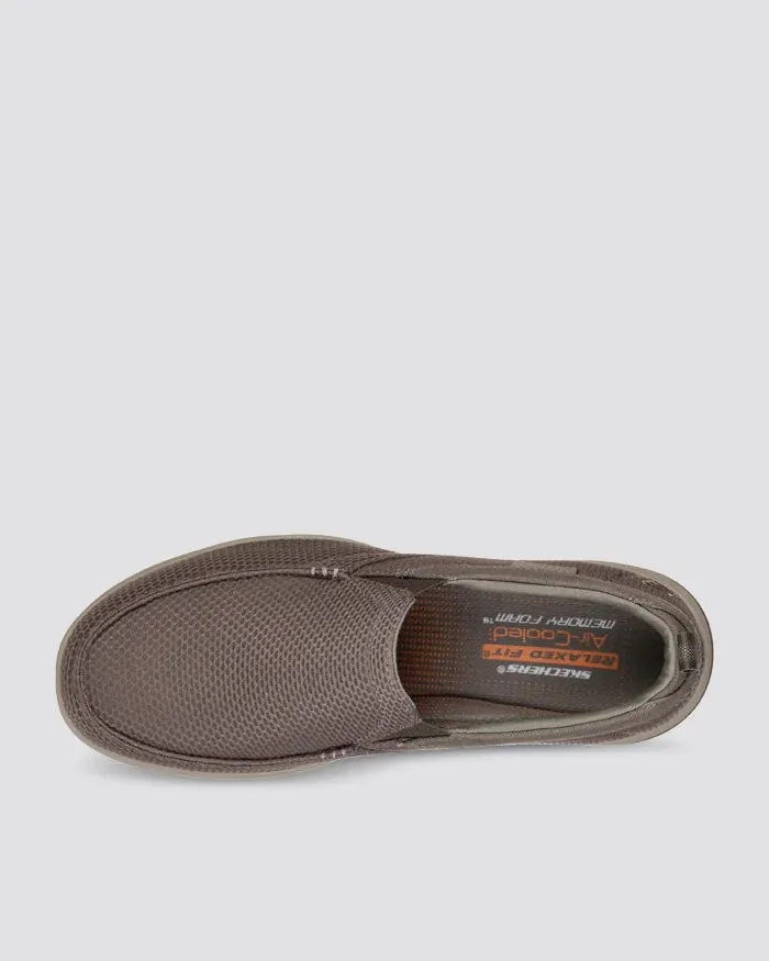 SKECHERS MENS HARPER WALTON - KHAKI