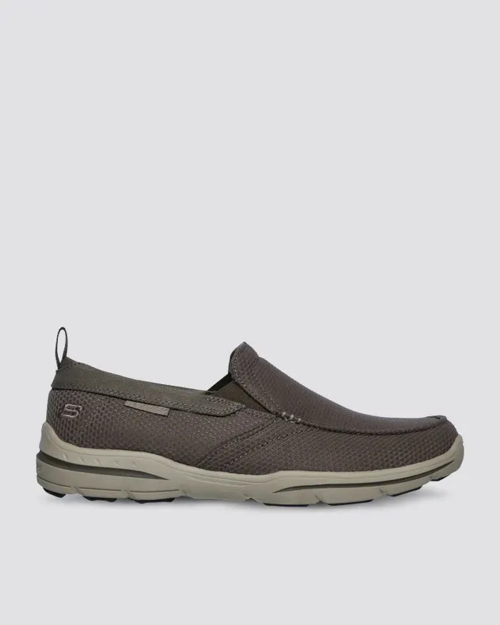 SKECHERS MENS HARPER WALTON - KHAKI