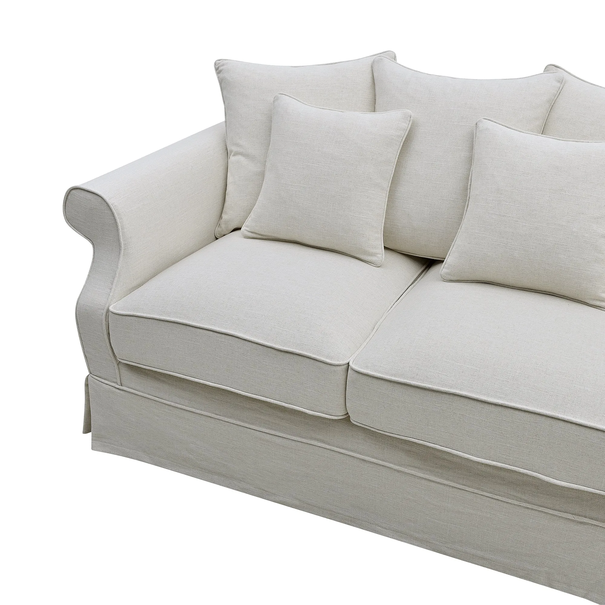 Slip Cover Only - Avalon Hamptons 2 Seat Sofa Ivory