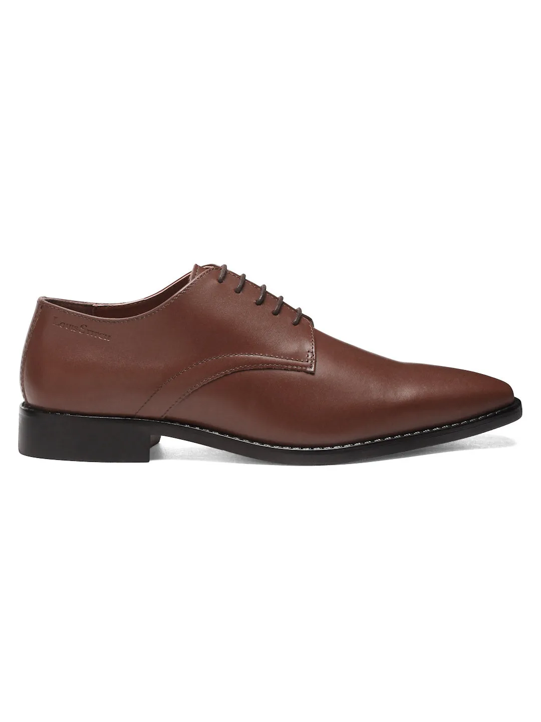 Tan Italian Leather Derby Shoes