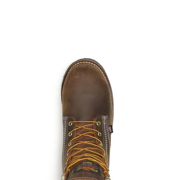 Thorogood Men's 8" Waterproof American Legacy Insulated Crazy Horse Round Nano Safety Toe Work Boot