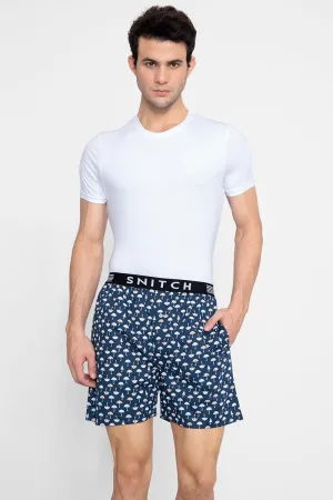 Umbrella Navy Boxer