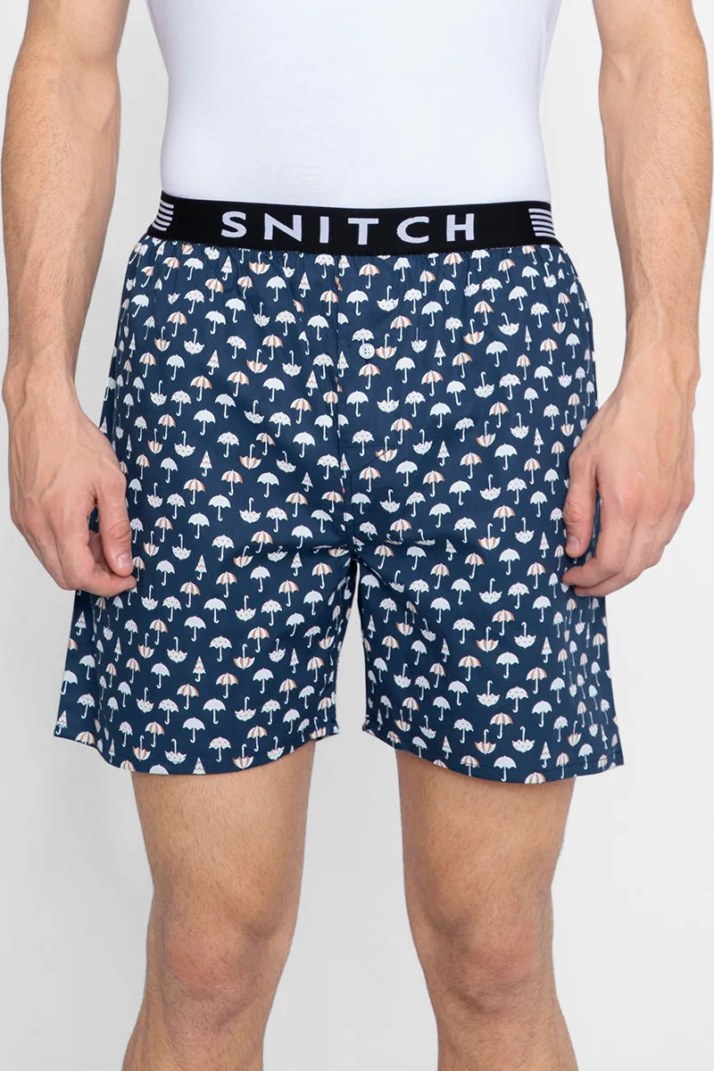 Umbrella Navy Boxer