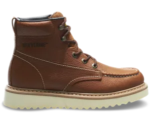 Wolverine W08288 Men's Moc-Toe 6" Work Boot - Brown