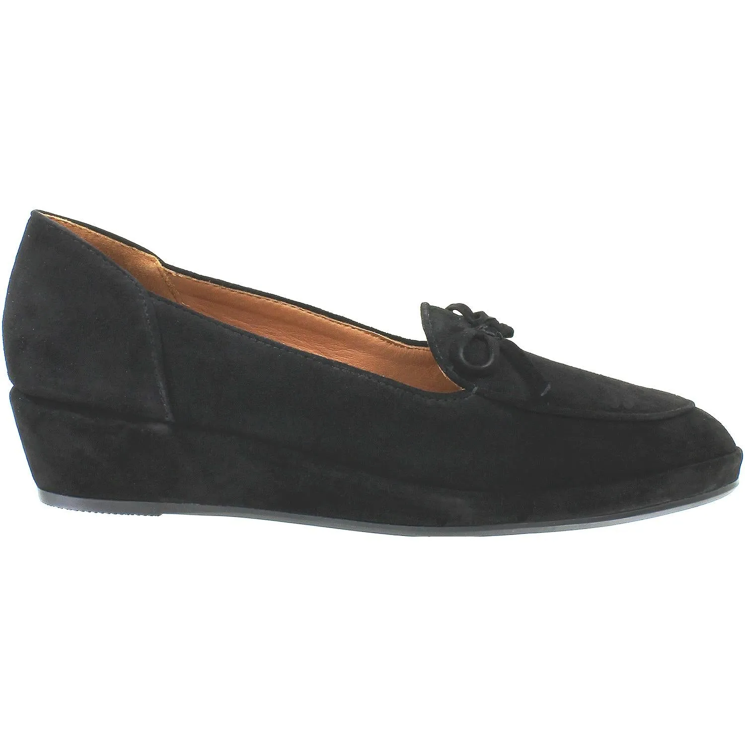 Women's L'Amour Des Pieds Baley Black Kid Suede