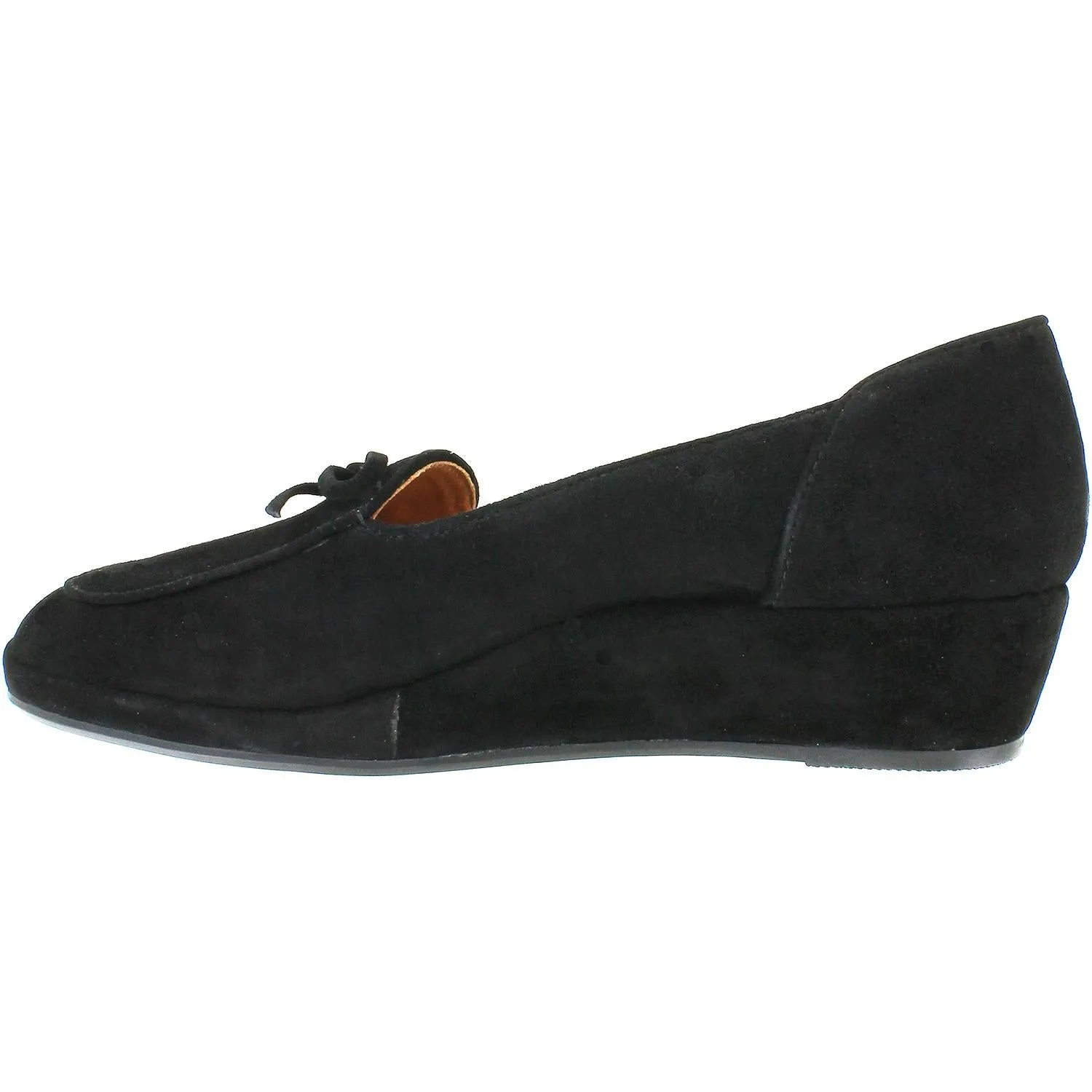 Women's L'Amour Des Pieds Baley Black Kid Suede