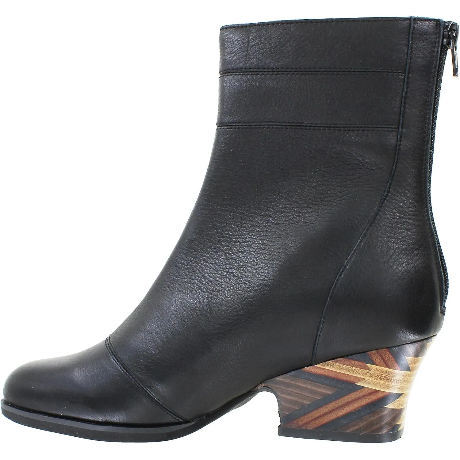 Women's L'Amour Des Pieds Joosa Black Lamba Leather